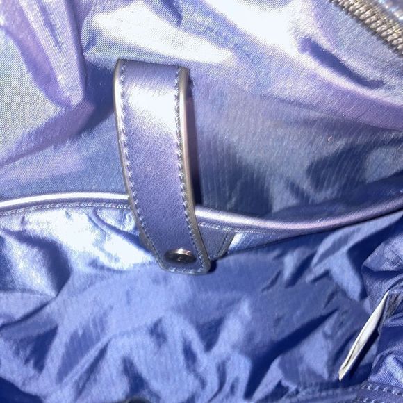 SOL & SELENE Large Quilted Navy Blue Crossbody Bag - Picture 13 of 14